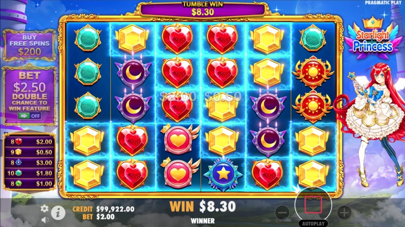 Starlight Princess slots demo